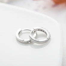 Load image into Gallery viewer, Sterling Silver Earring With Diamond - inlaid Colored Earring Earrings
