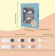 Load image into Gallery viewer, Baby Silicone Pacifier Chain, Baby Soothing Toys, Molars
