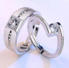 Load image into Gallery viewer, Men&#39;s And Women&#39;s Tail Rings Heart-shaped Couple Rings
