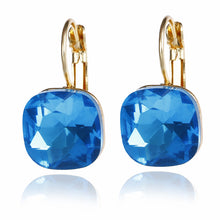 Load image into Gallery viewer, Fashion Gold Color Earring For Women Crystal Cubic Zirconia Stud Earrings
