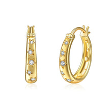 Load image into Gallery viewer, Sterling Silver Hoop Earrings for Women Teens Earring Jewelry Gifts
