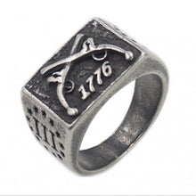 Load image into Gallery viewer, Mens Vintage Titanium Steel Ring
