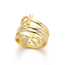 Load image into Gallery viewer, Indian Double Layered Rings Couple Rings
