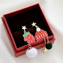 Load image into Gallery viewer, Christmas Earrings Holiday Gift Jewelry Girl
