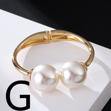 Load image into Gallery viewer, Alloy Jewelry Double Pearl Bracelet Women
