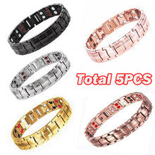Load image into Gallery viewer, Anion Bracelet 15Mm Detachable Double Row Magnet Anion MenS Bracelet Anion Bracelet 15MM Detachable Double Row Magnet Anion Mens Bracelet
