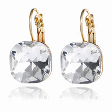 Load image into Gallery viewer, Fashion Gold Color Earring For Women Crystal Cubic Zirconia Stud Earrings
