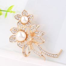 Load image into Gallery viewer, Bow Pearl Brooch For Women
