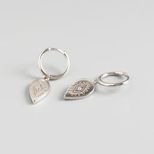Load image into Gallery viewer, Geometric Water Drop Totem Diamond Earring Earrings Wild White Earrings
