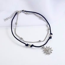 Load image into Gallery viewer, Sun Pendant Anklets Women New Stone Beads Shell Anklet
