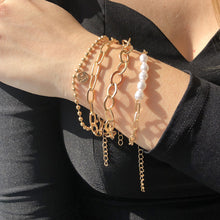 Load image into Gallery viewer, Fashion Jewelry Geometric Pearl Retro Jewelry Women
