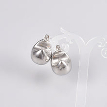 Load image into Gallery viewer, Hollow Earrings Chubby Round Tuo Tuo Titanium Steel Hollow Fashion Irregular French Retro Jewelry
