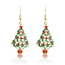 Load image into Gallery viewer, Christmas Earrings Holiday Gift Jewelry Girl
